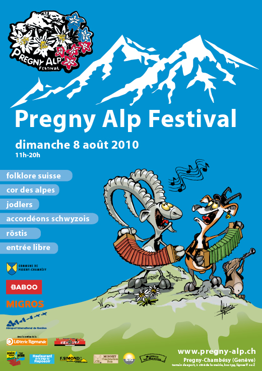 Pregny Alp Festival Affiche 2010